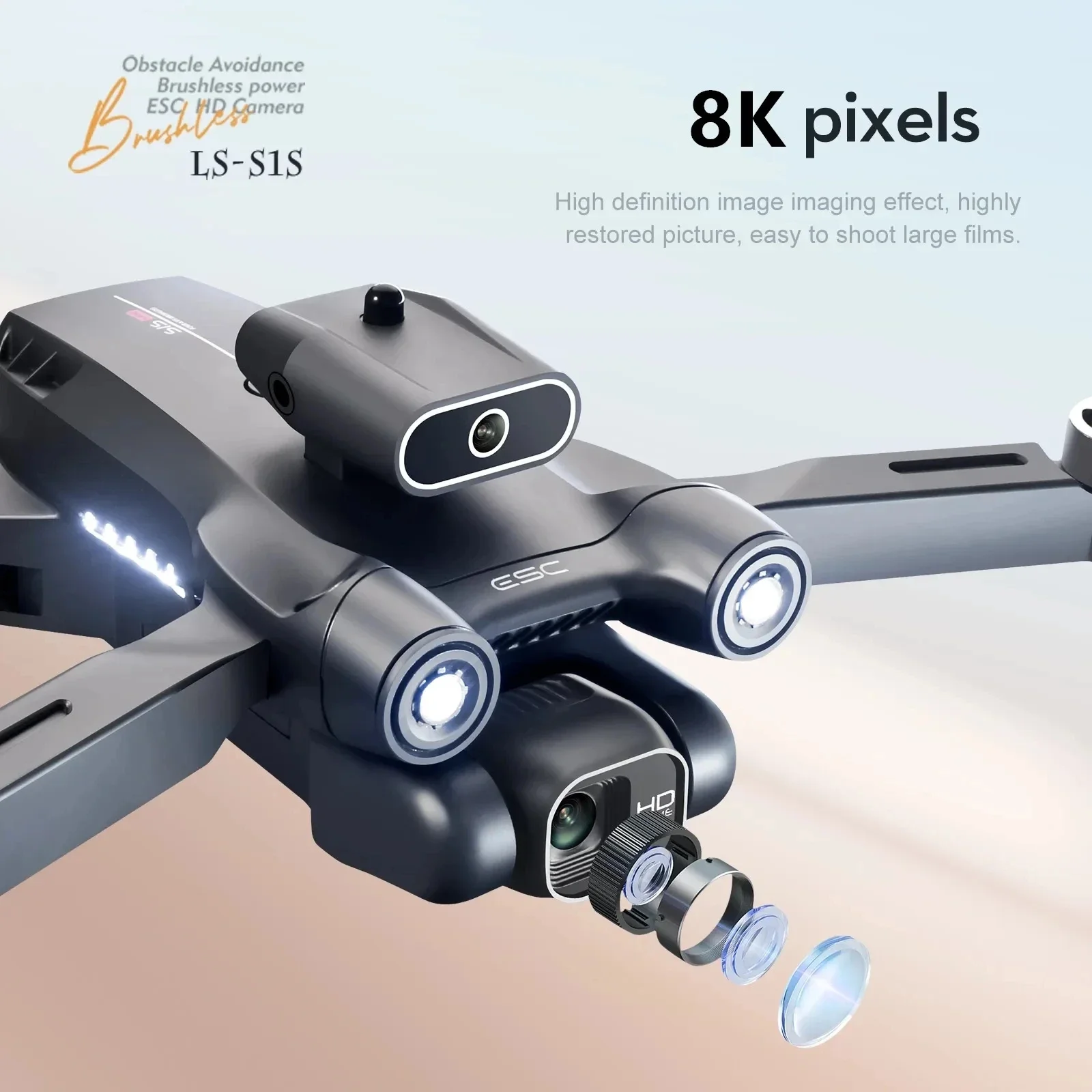 طائرة بدون طيار احترافية بدون  - مراجعة Drone Gps Module وسعره