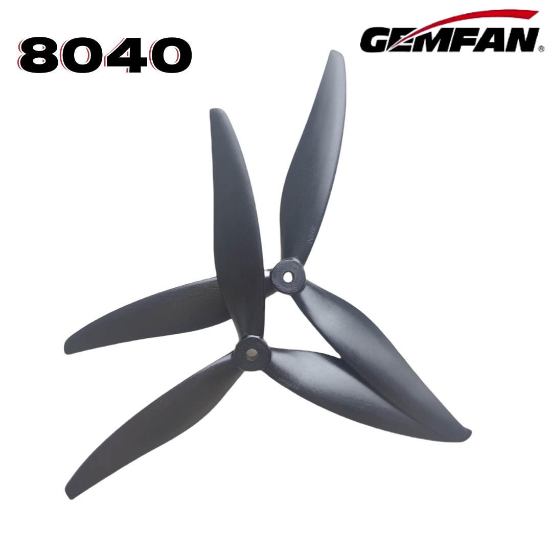 Gemfan 8040 8X4X3 3-blade 8 بو - مراجعة Drone Propeller وسعره