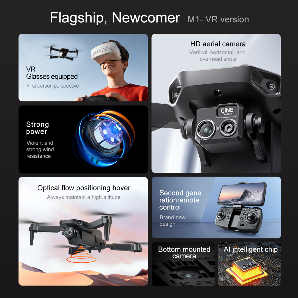 طائرة بدون طيار لينوفو M1/M1VR - مراجعة Drone Gps Mount وسعره