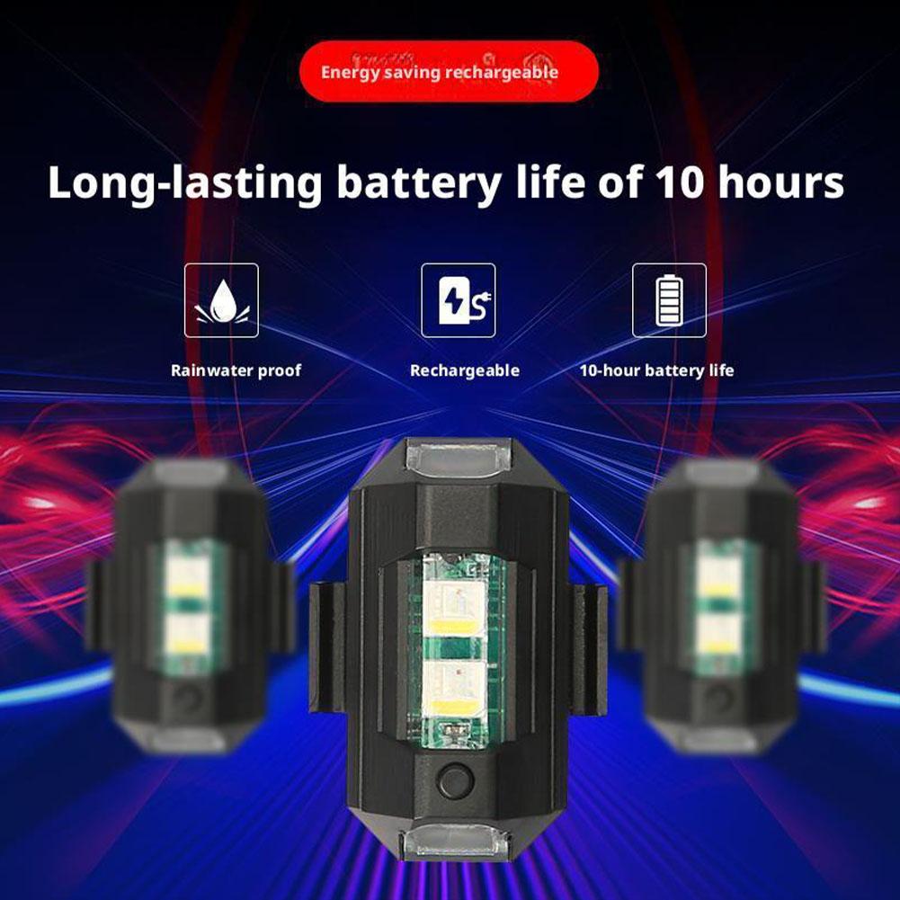 2 قطعة أضواء LED صغيرة ستروب د - مراجعة Drone Led Light وسعره