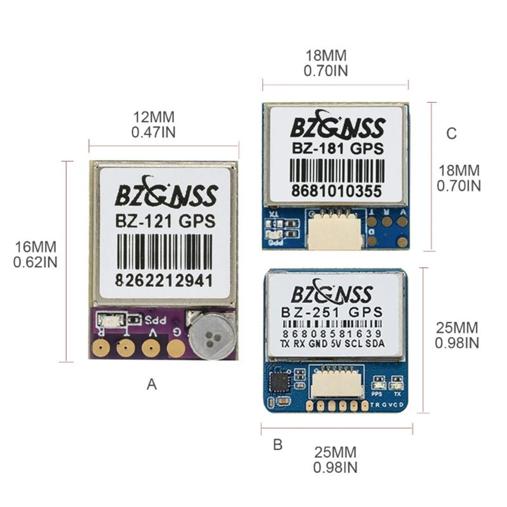وحدة GPS طراز BZ-181 ثنائية ال - مراجعة Drone Gps Module وسعره