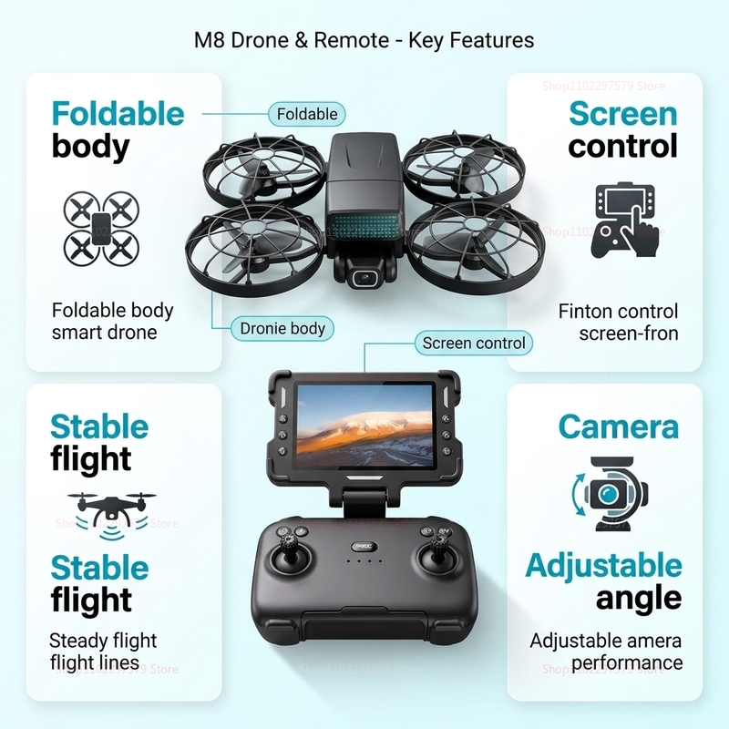 طائرات بدون طيار جديدة M8 مع ن - مراجعة Drone Gps Module وسعره